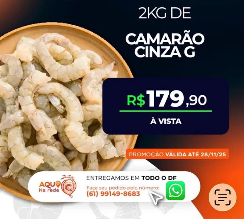 Camarão Cinza G